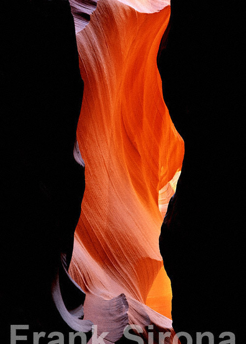 Flame of Stone Antelope Canyon &copy; Frank Sirona